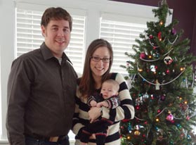 Cori and Ryan with their son Liam