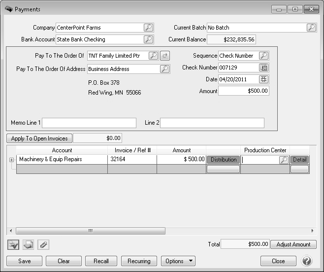 Fixed Account Line CenterPoint® Accounting - Associate Expenses to Fixed Assets or Other ...