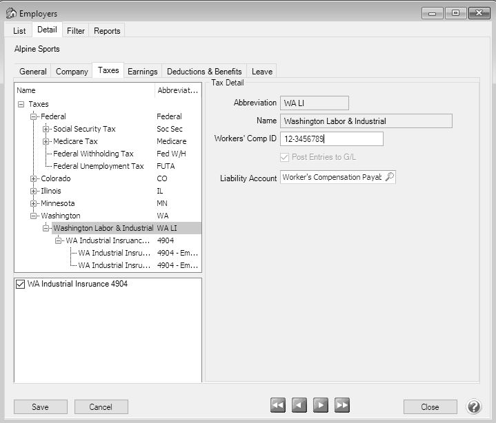 CenterPoint Fund Accounting Washington Industrial Insurance