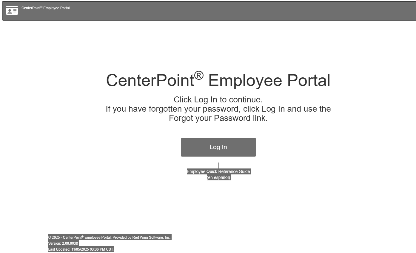 CenterPoint Payroll® - Using CenterPoint Time Clock for Employees