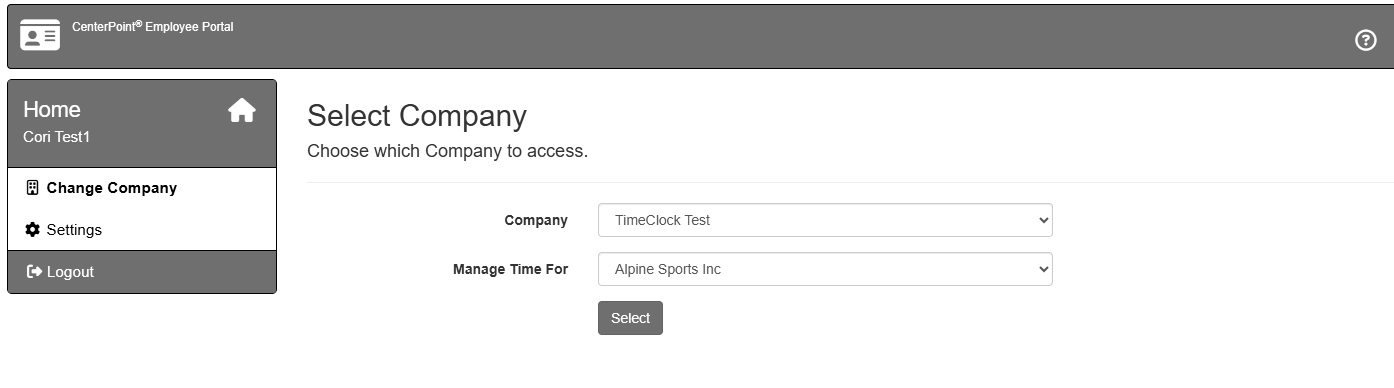 CenterPoint Payroll® - Using CenterPoint Time Clock for Employees