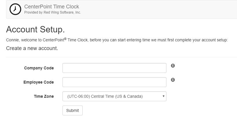 CenterPoint Payroll® - Uso de CenterPoint Time Clock para empleados